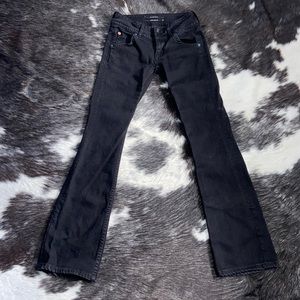 black Hudson bootcut jeans